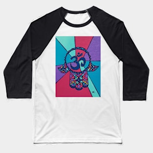 Om Hamsa by Harriette Knight Baseball T-Shirt